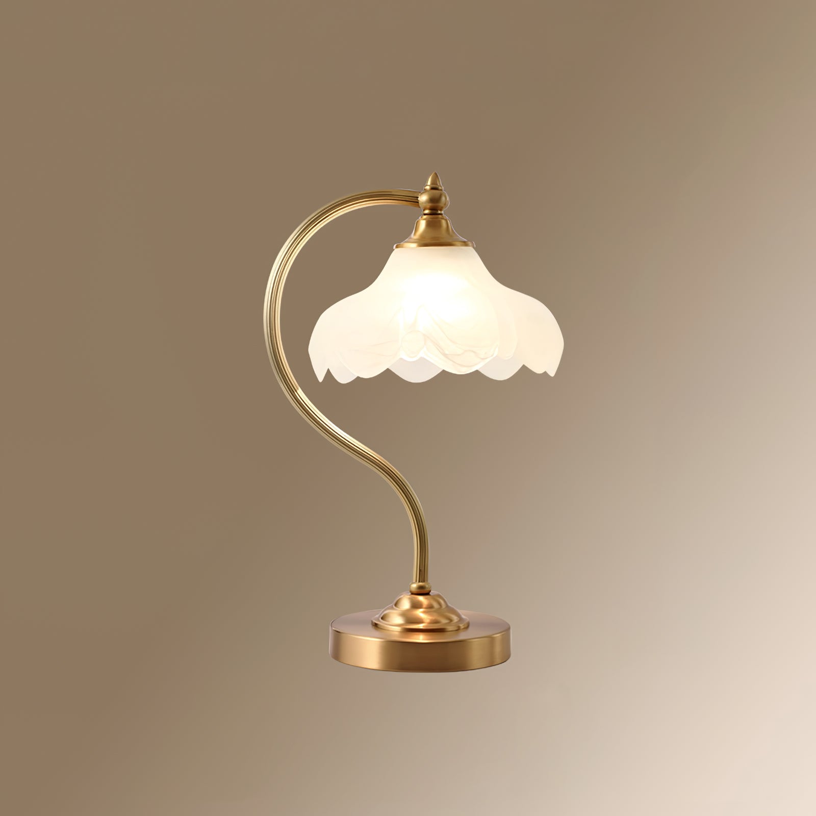 マグノリアフラワーテーブルランプ