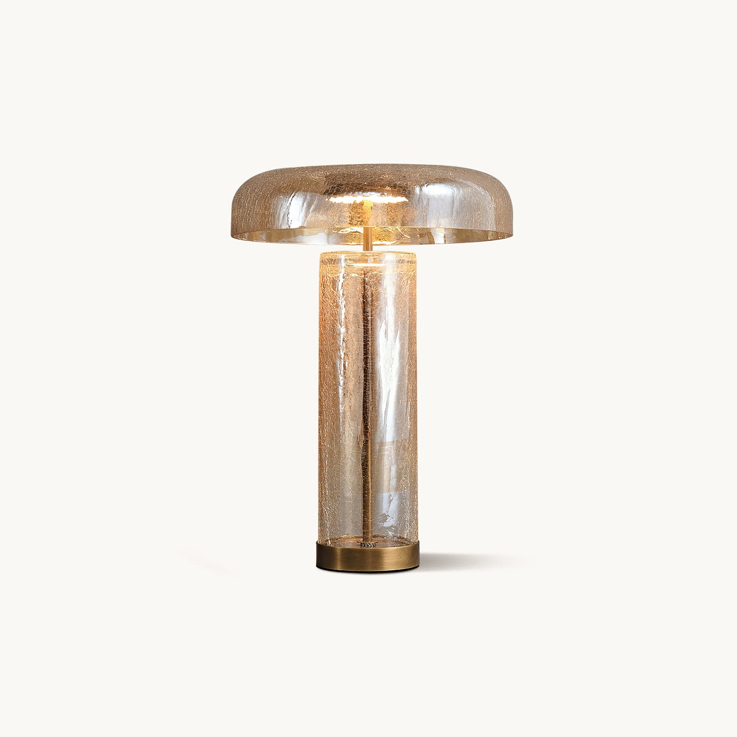 グレイシャー クラックル テーブルランプ