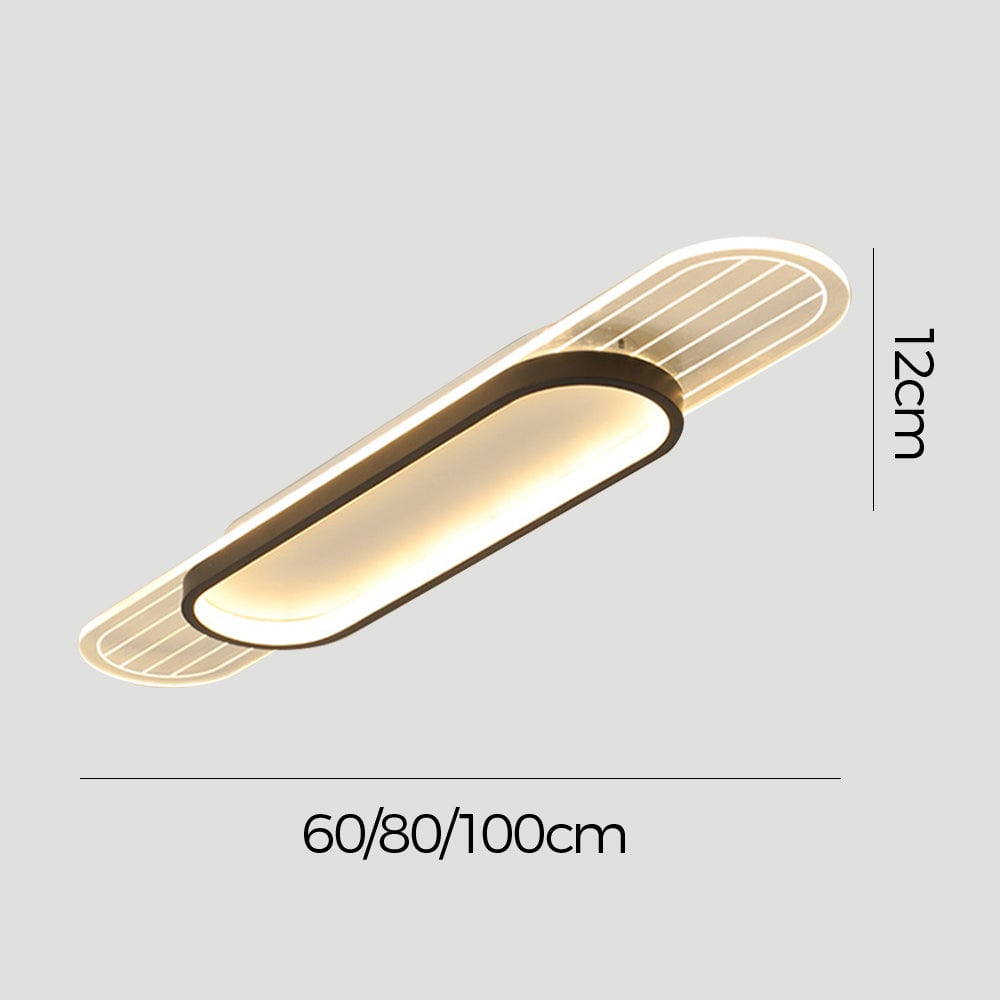 現代的な鉄製のリビングルーム用フラッシュマウントLEDシーリングライト