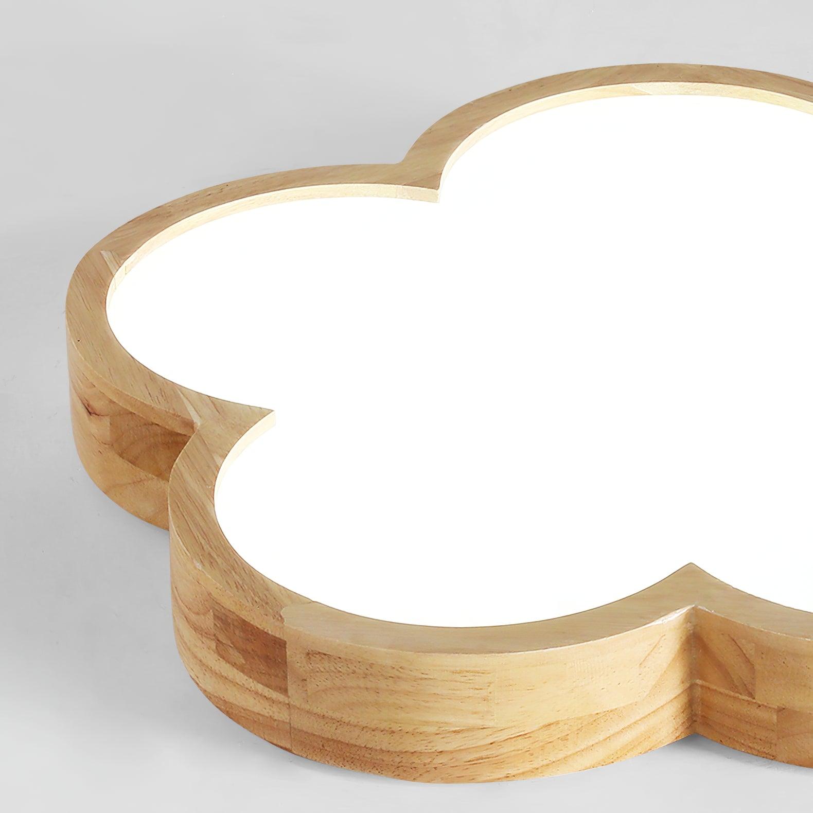 Wooden Flowers Ceiling Lamp