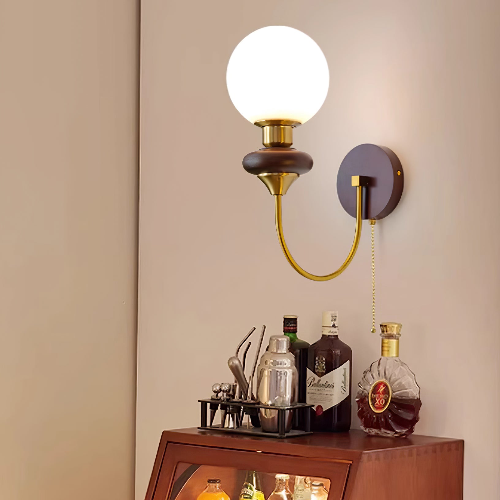 ジョアン木製ウォールライト