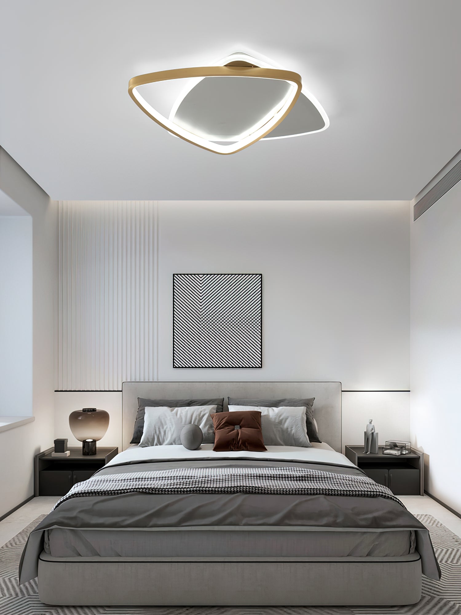 二重層銅天井ランプ