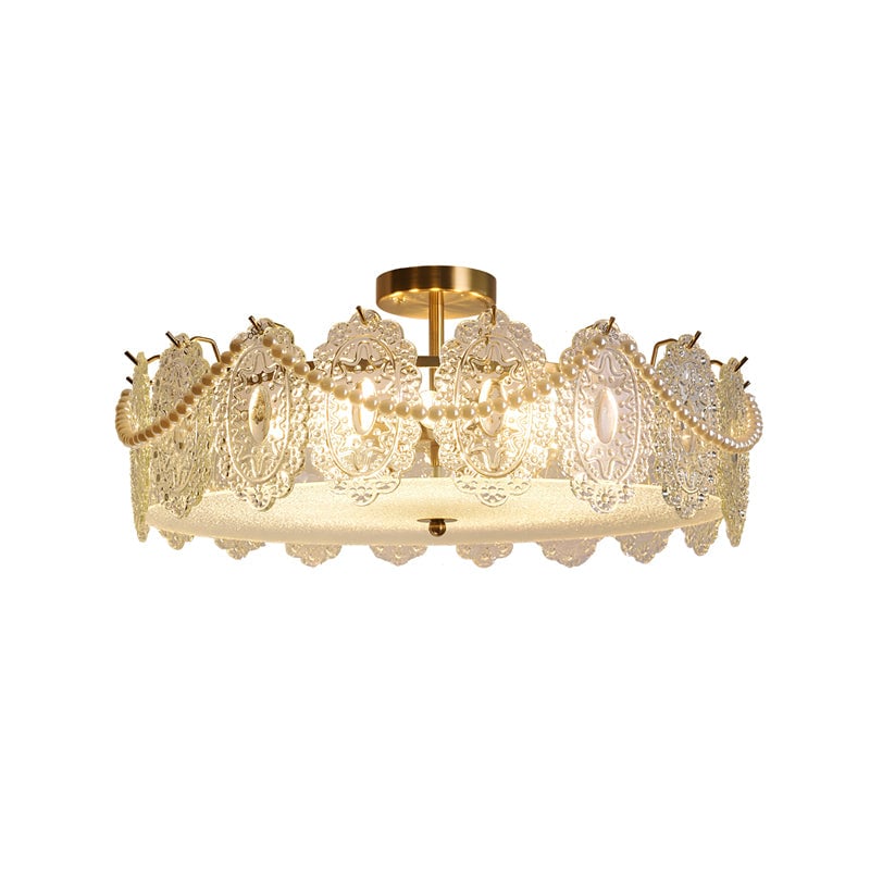 ドラムクリスタルシャンデリア