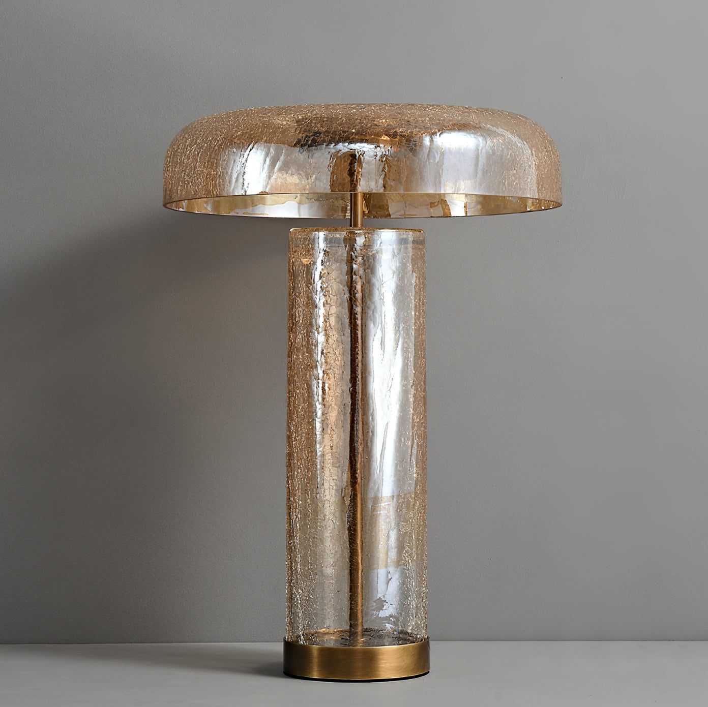 グレイシャー クラックル テーブルランプ