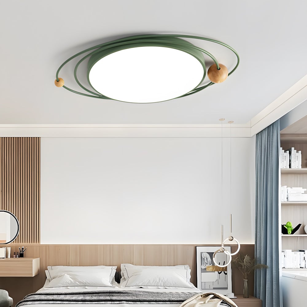 リビングルームと寝室に最適なモダンなフラッシュシーリングライト