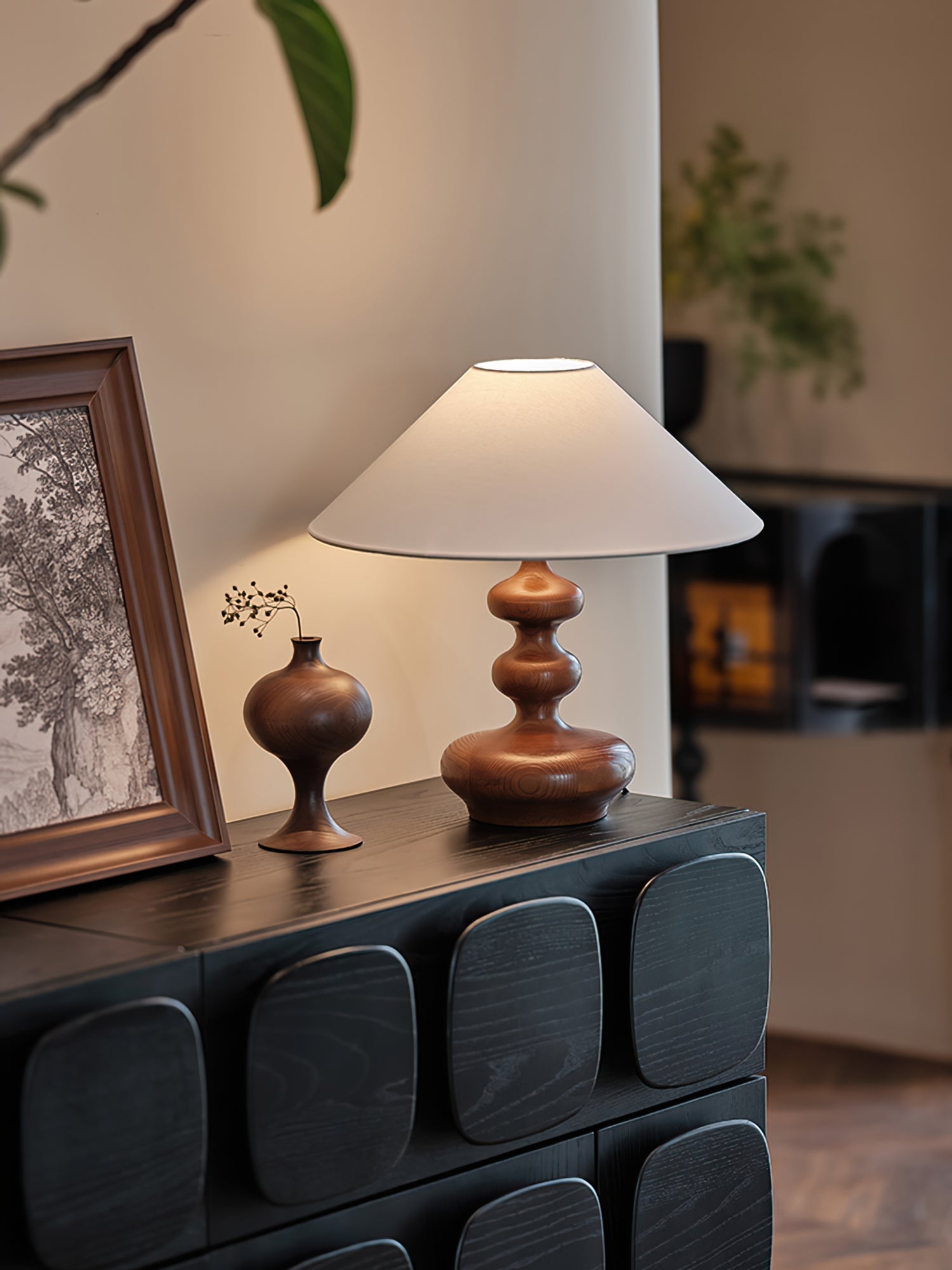 クリエイティブひょうたんテーブルランプ