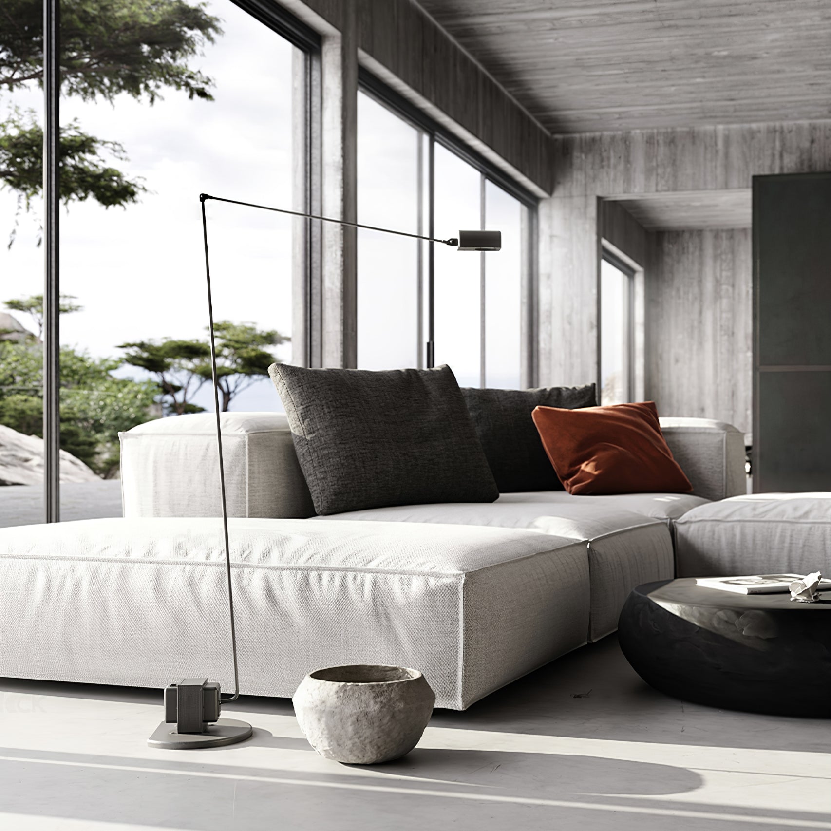 ダフィネス フロアランプ