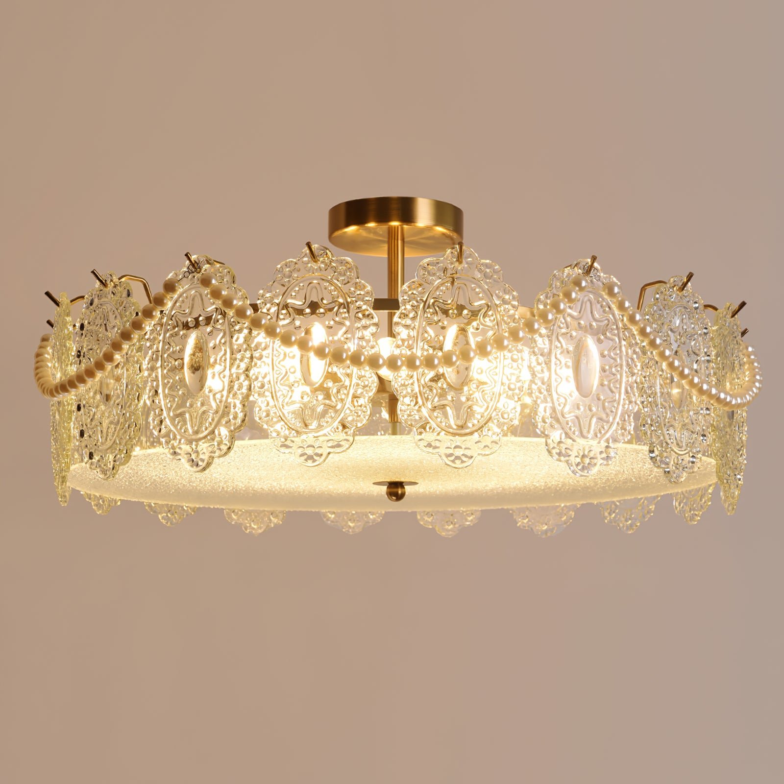 ドラムクリスタルシャンデリア