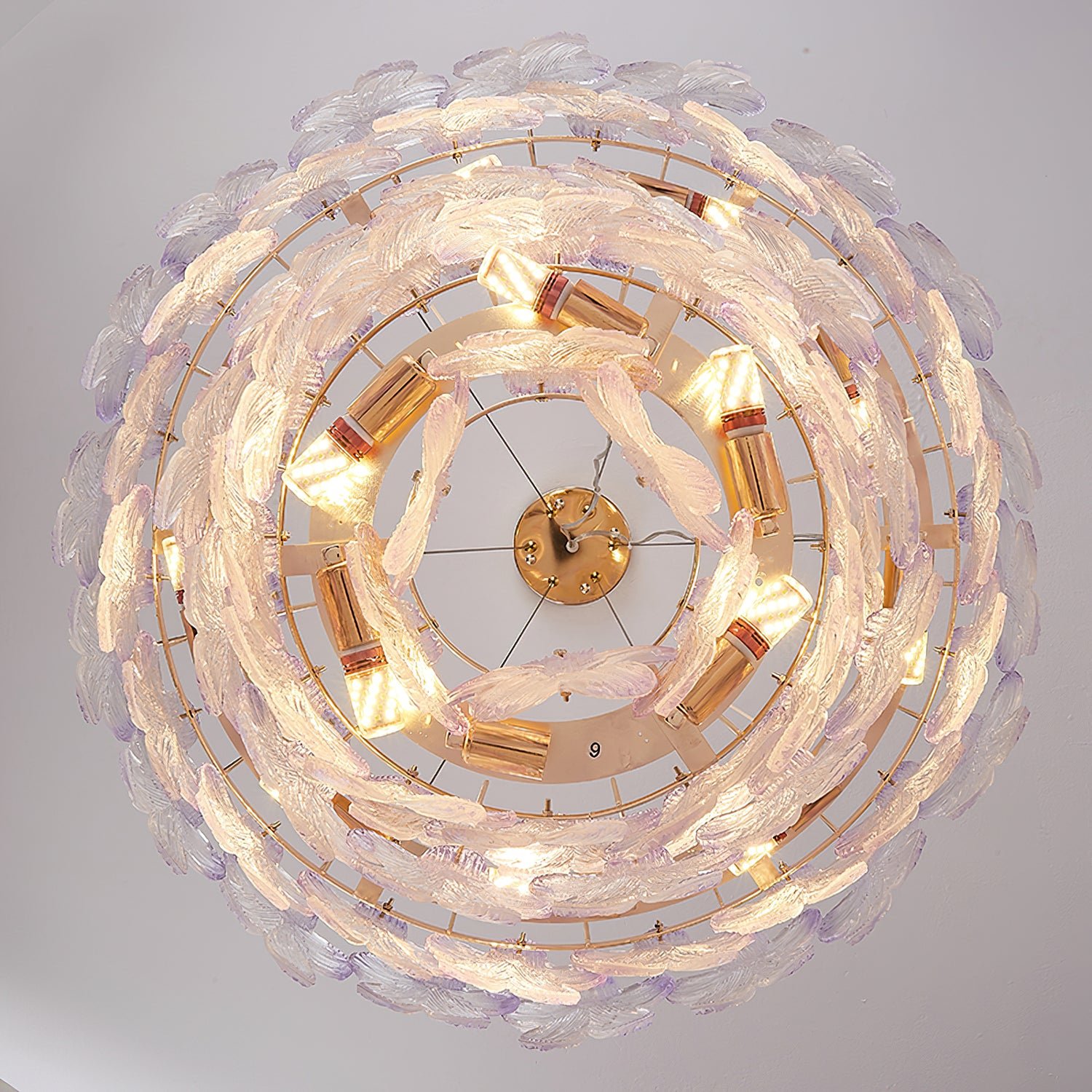 Charlotte Glass Flower Chandelier