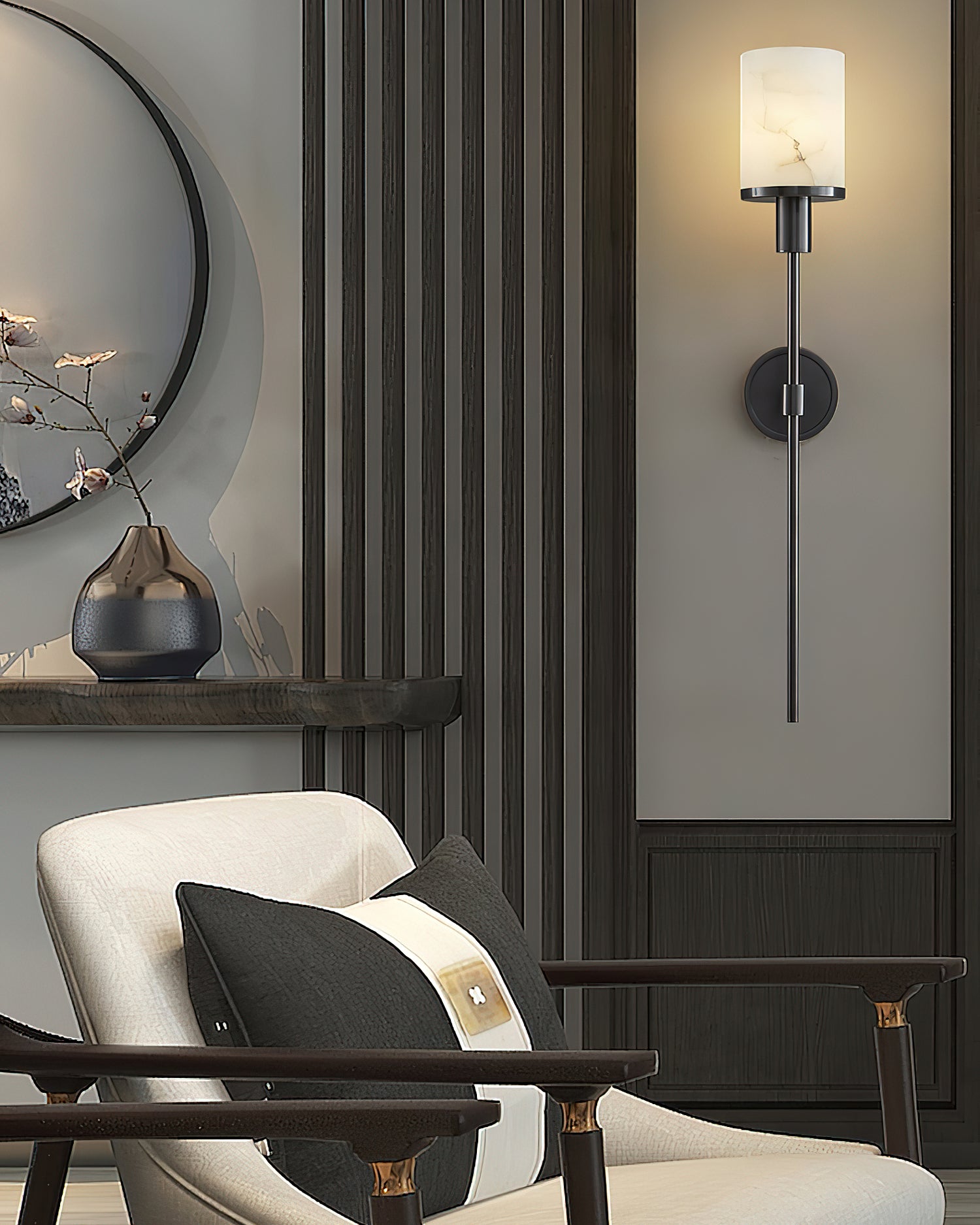 Abażurowy Wall Lamp