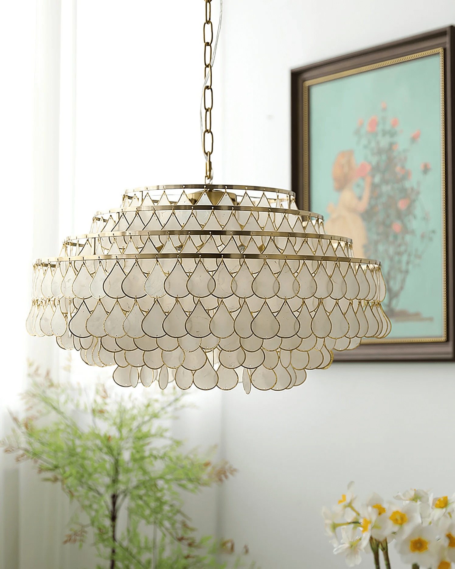 Abbington Shell Chandelier
