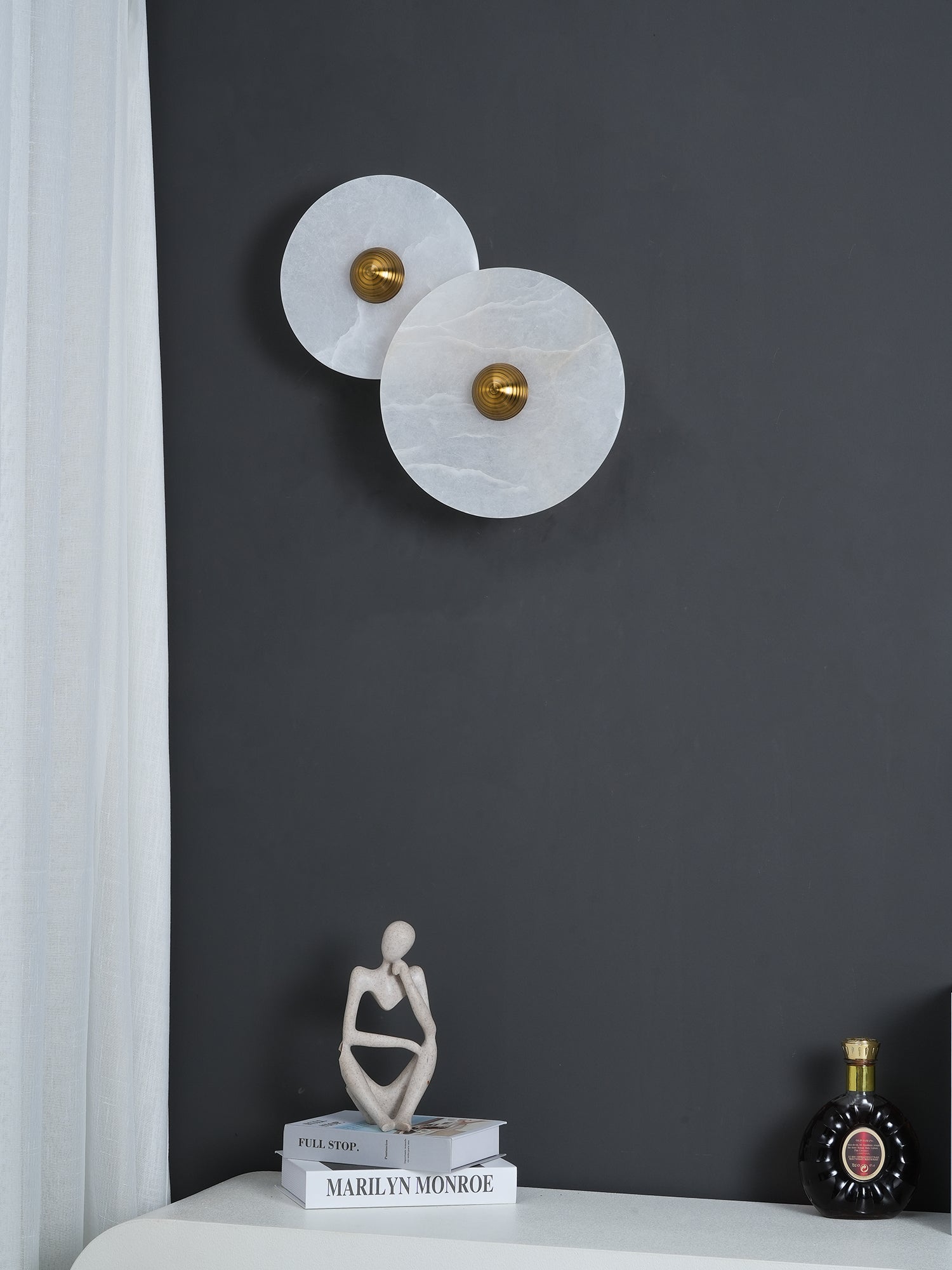 Alabaster Planes Wall Lamp