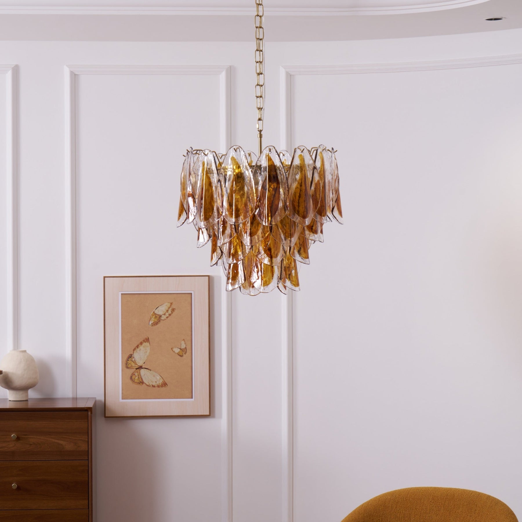 Solviva Glass Chandelier