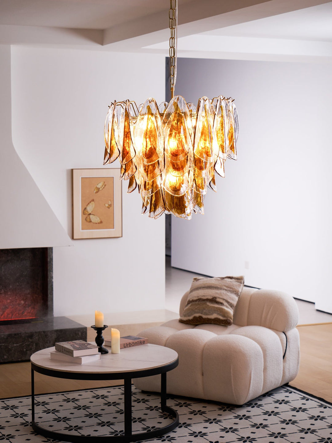 Solviva Glass Chandelier