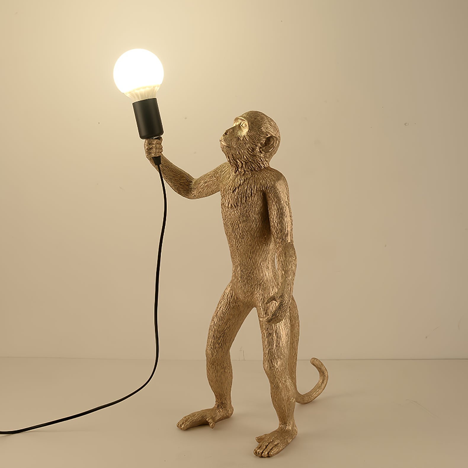 Monkey Resin Table Lamp