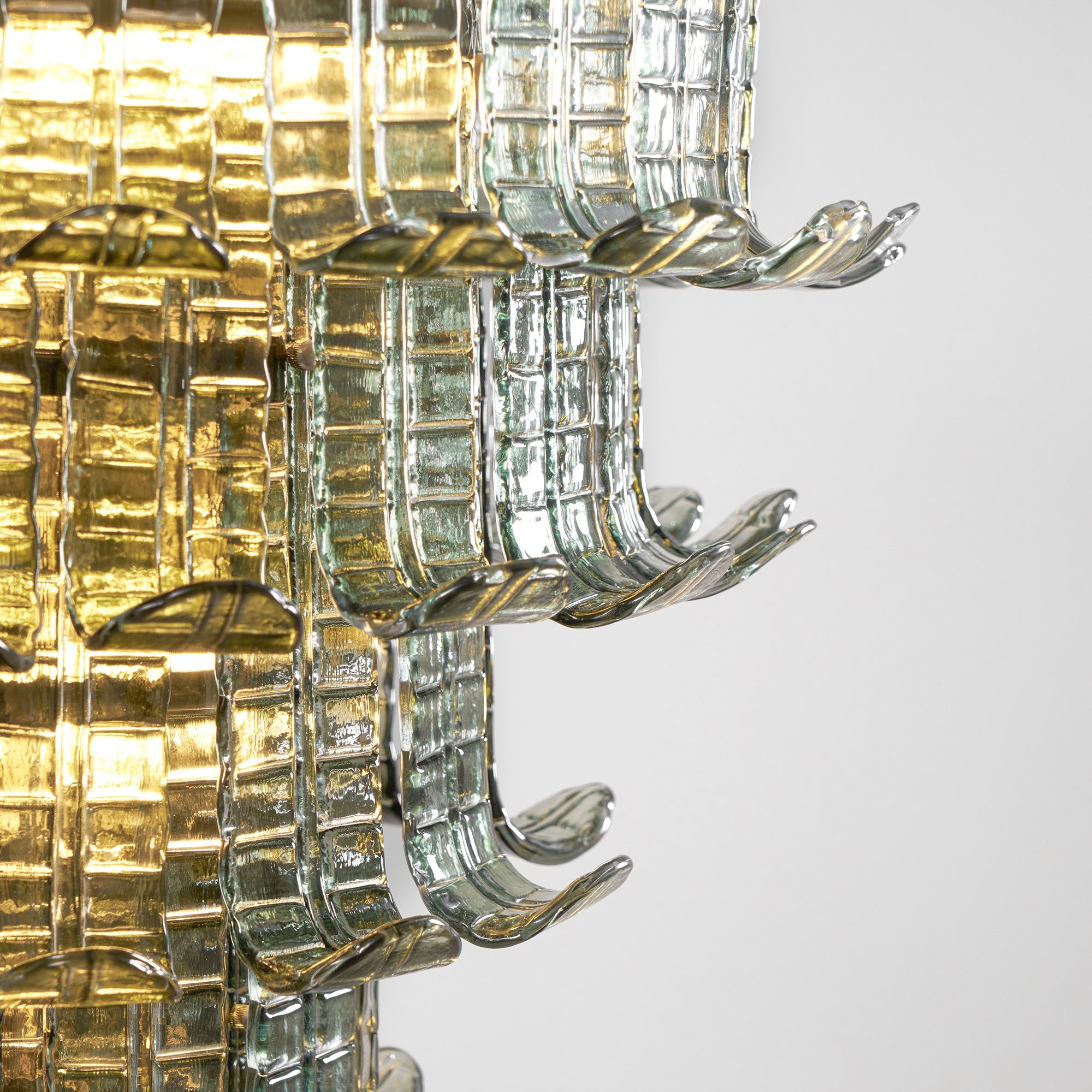 Murano Cascade Glass Chandeliers