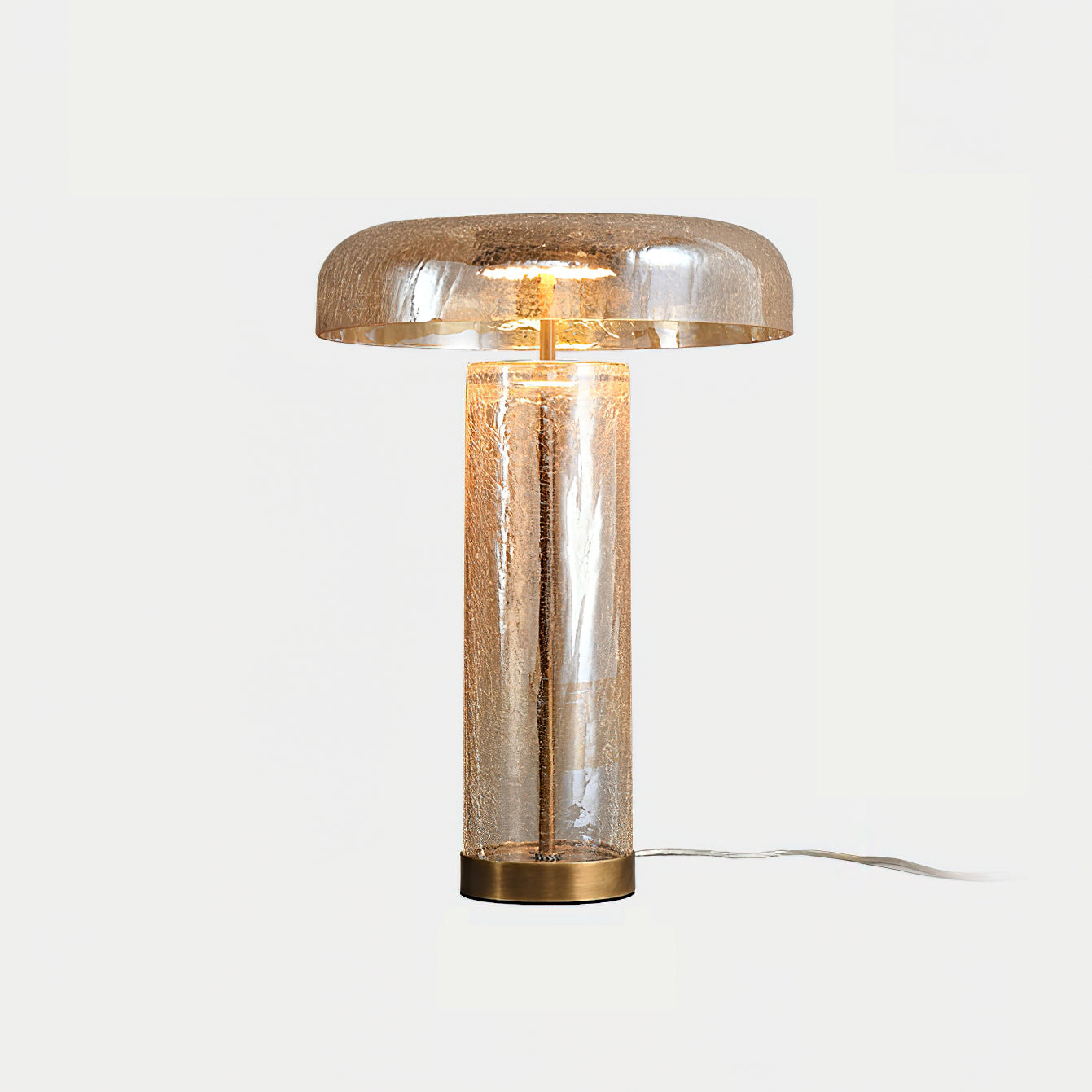 グレイシャー クラックル テーブルランプ