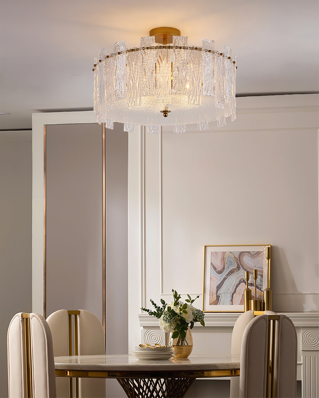 Scattered Glass Ceiling Lamp