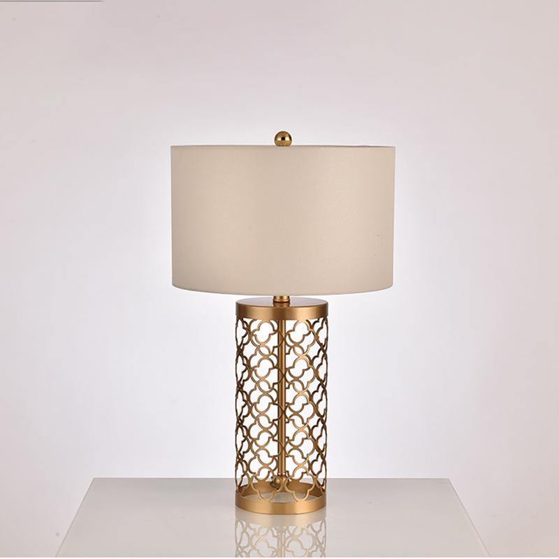 Openwork Metal Table Lamp