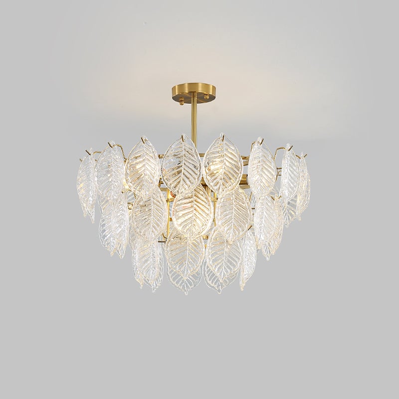 Leaf Glass Chandelier