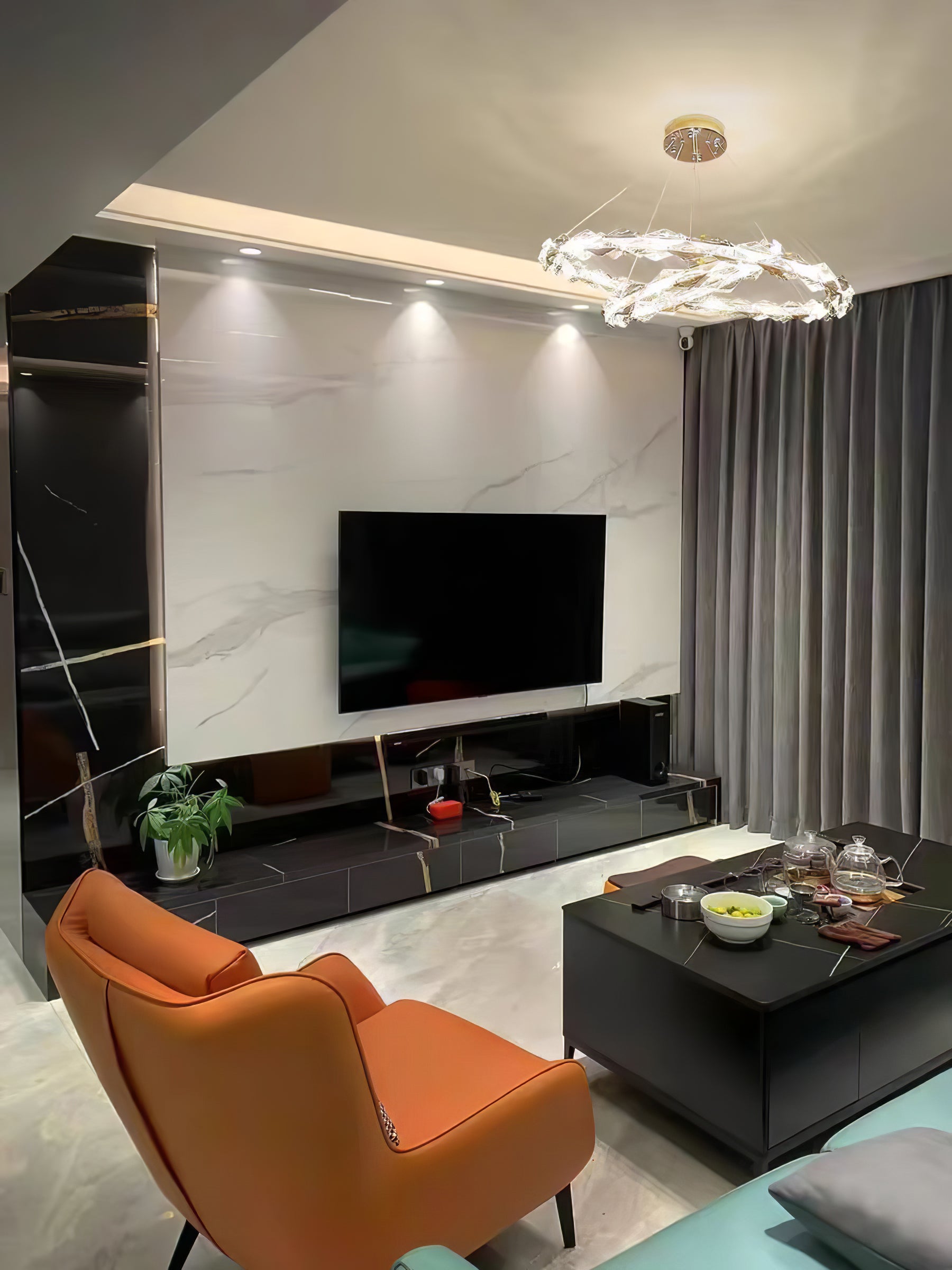 ロンバスクリスタルシャンデリア