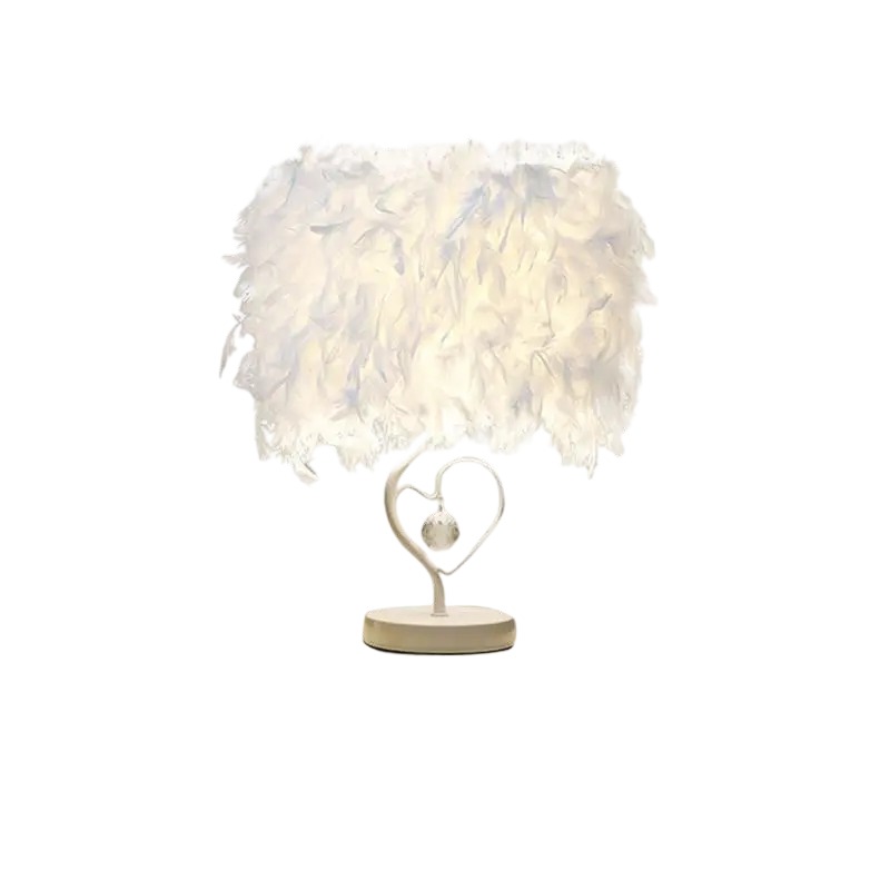 フェザークリスタルテーブルランプ