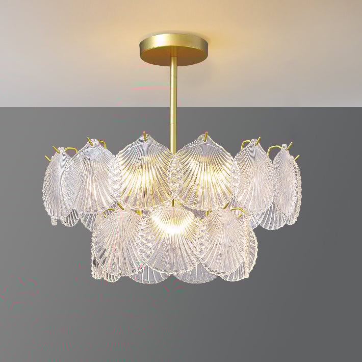 Shell Glass chandelier