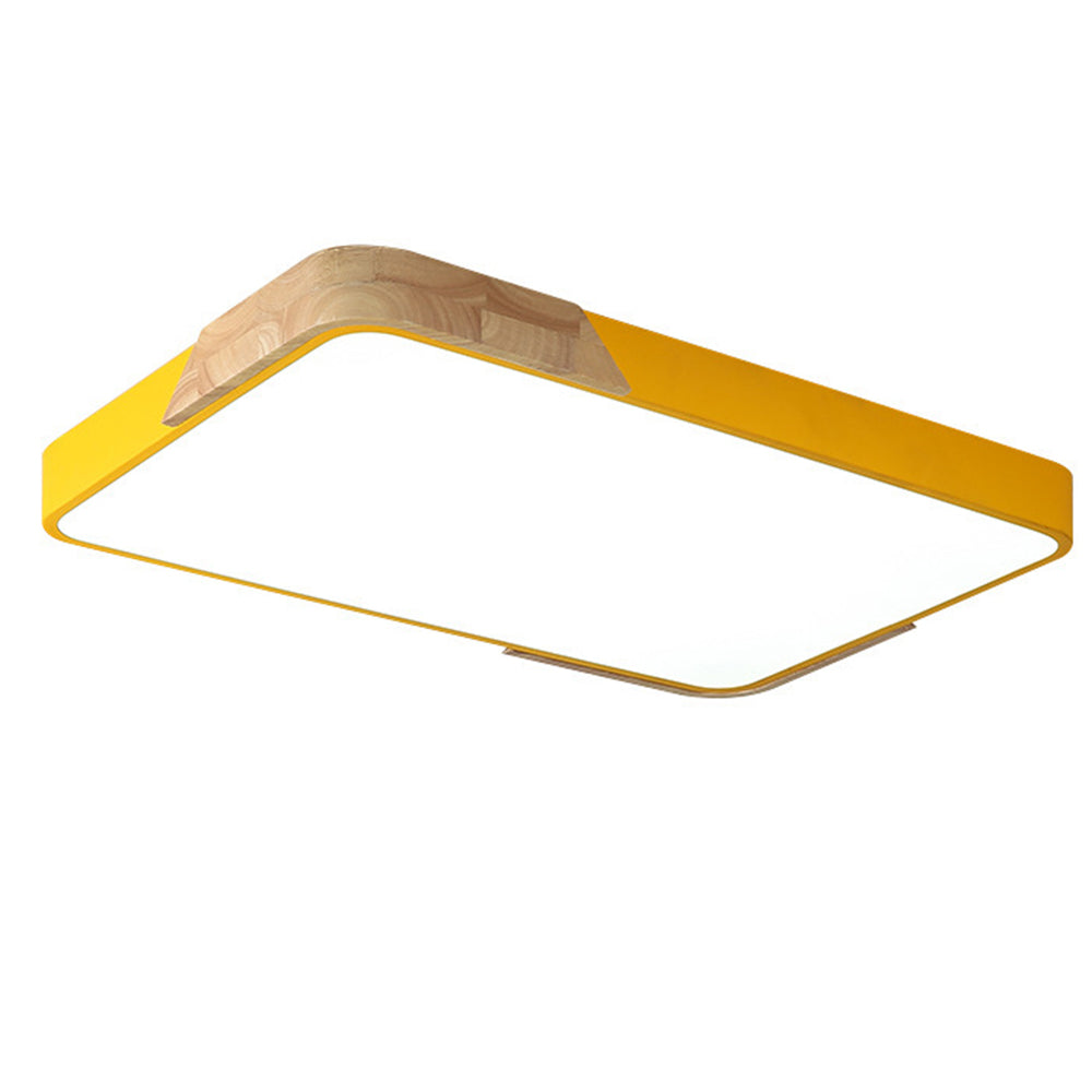 北欧モダン長方形LEDリビングルームシーリングライト