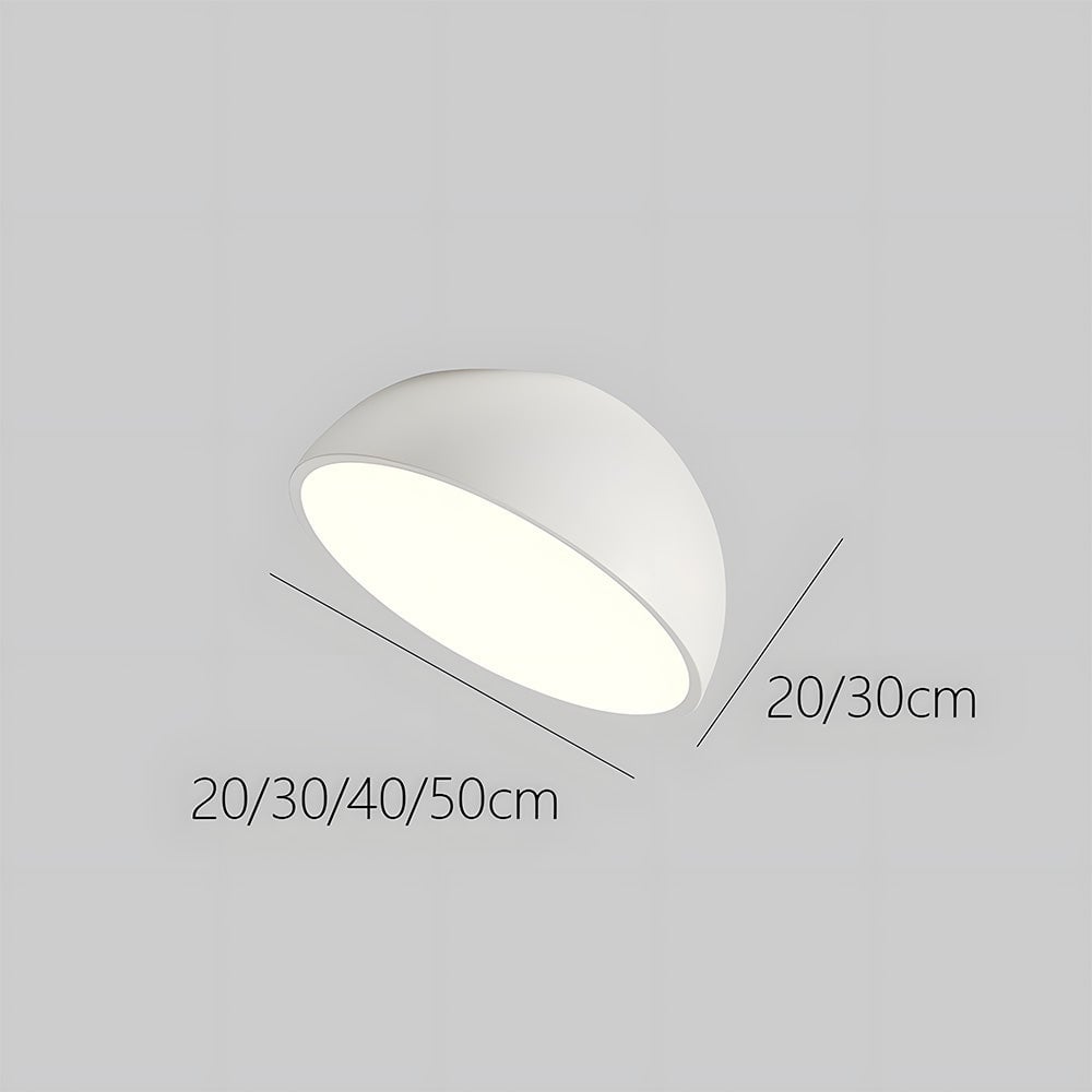 リビングルームに最適な北欧風ラウンドアイアンLEDシーリングライト