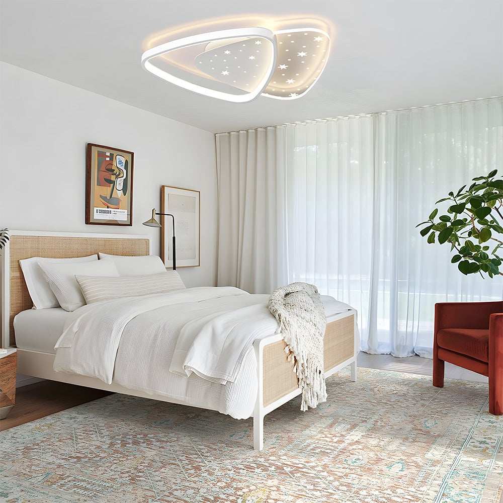 モダンミニマリスト多形アクリル寝室天井ランプ