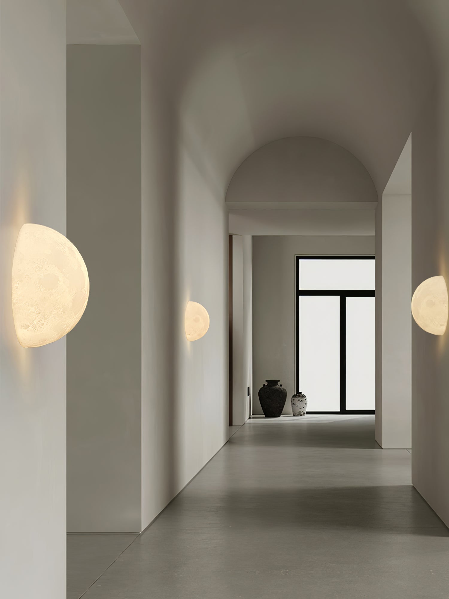 Hemisphere Moon Wall Lamp