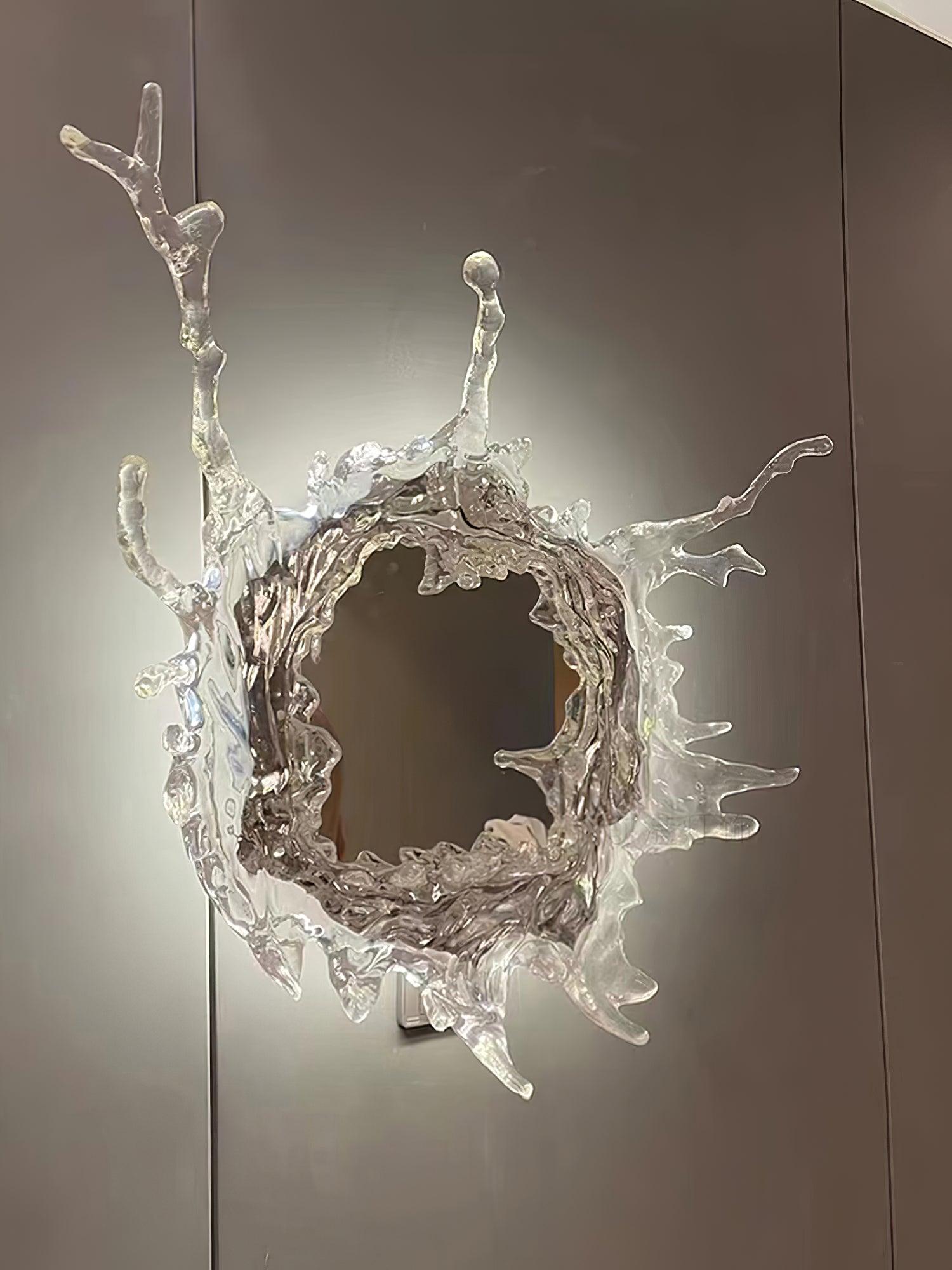 ウォータードロップミラーウォールランプ