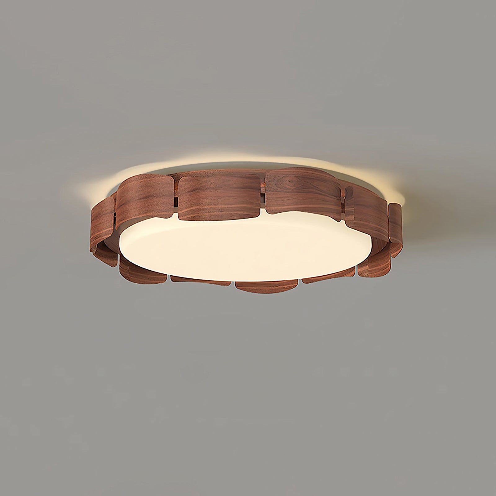 Wood Grain Pattern Ceiling Light