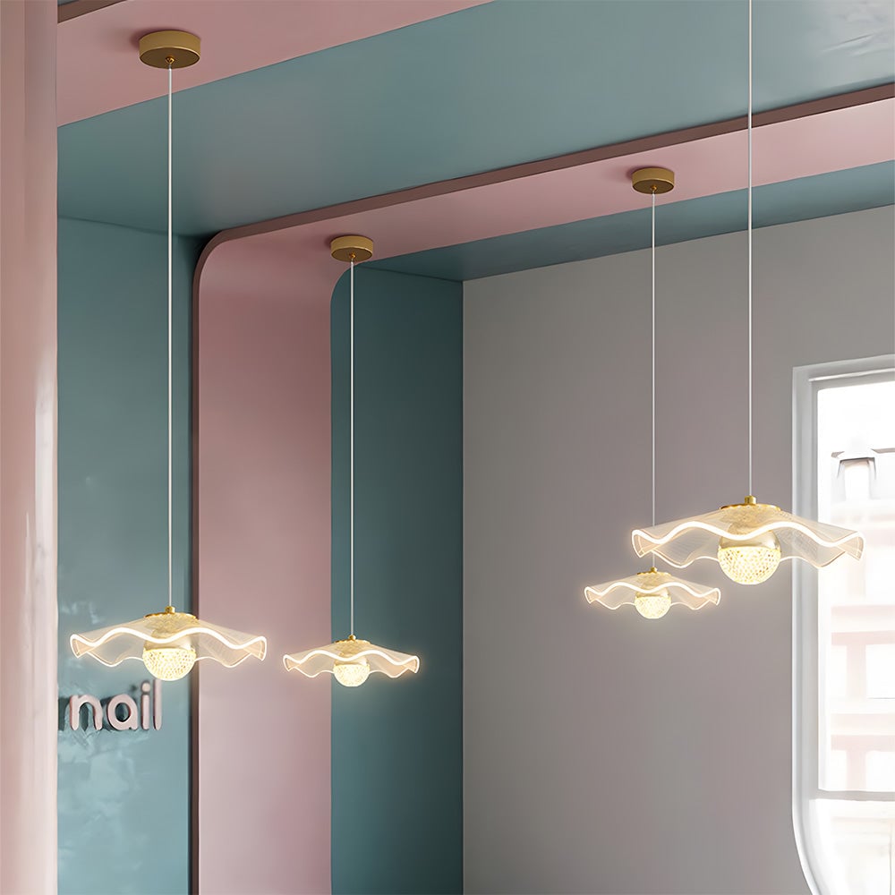 リビングルームに最適な、現代的なゴールドの豪華なLEDシーリングライト