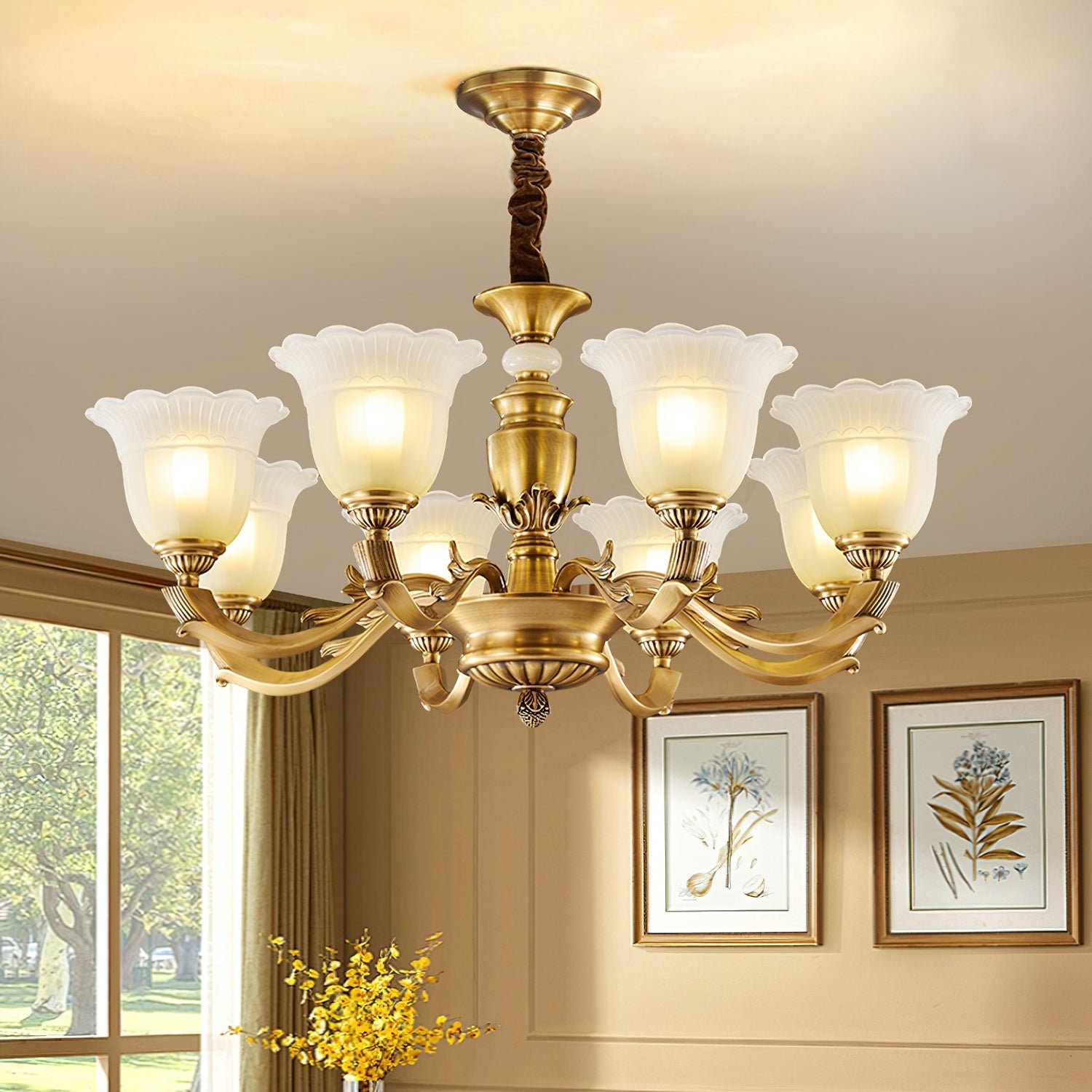 Pannon Floral Chandelier