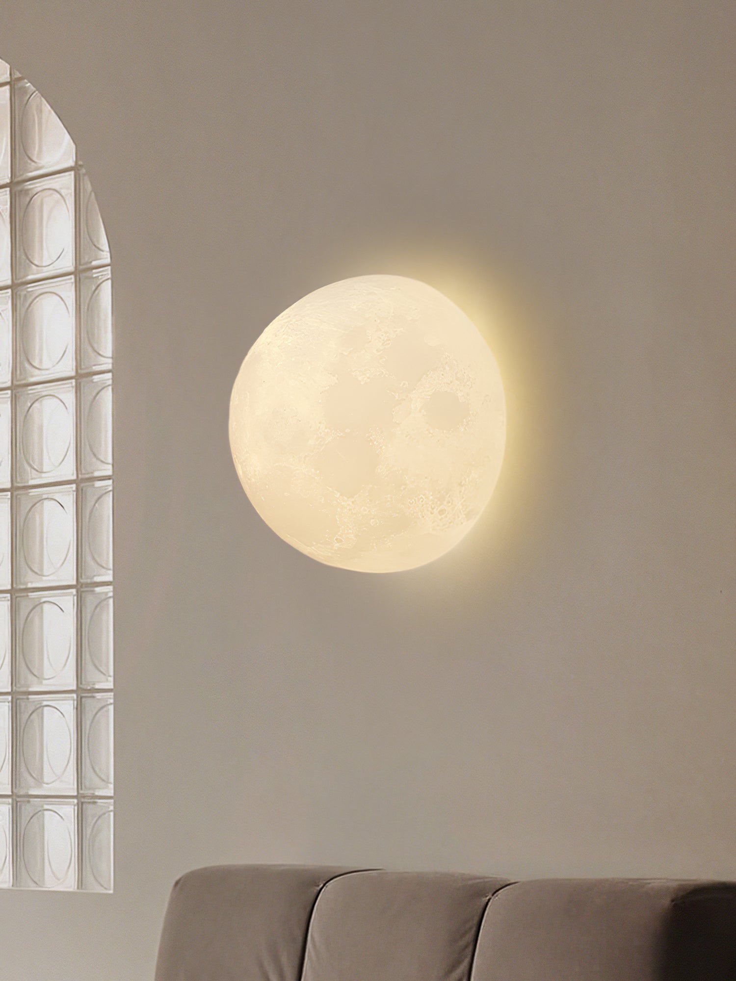 Hemisphere Moon Wall Lamp