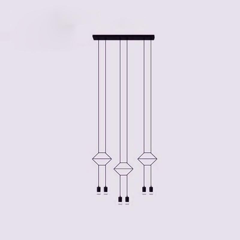 Lines 2D Hanging lamps