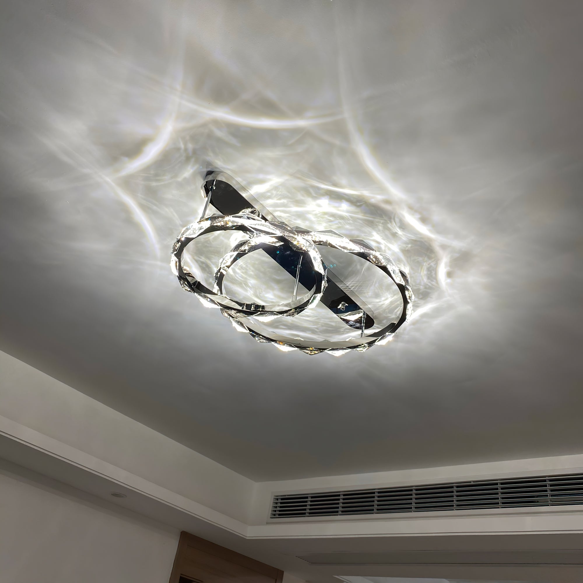 Rhombus Crystal Ceiling Lamp