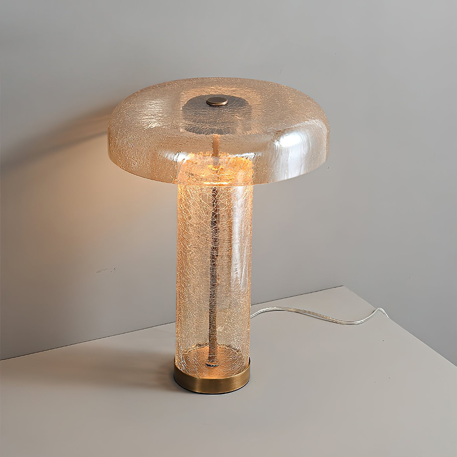 グレイシャー クラックル テーブルランプ