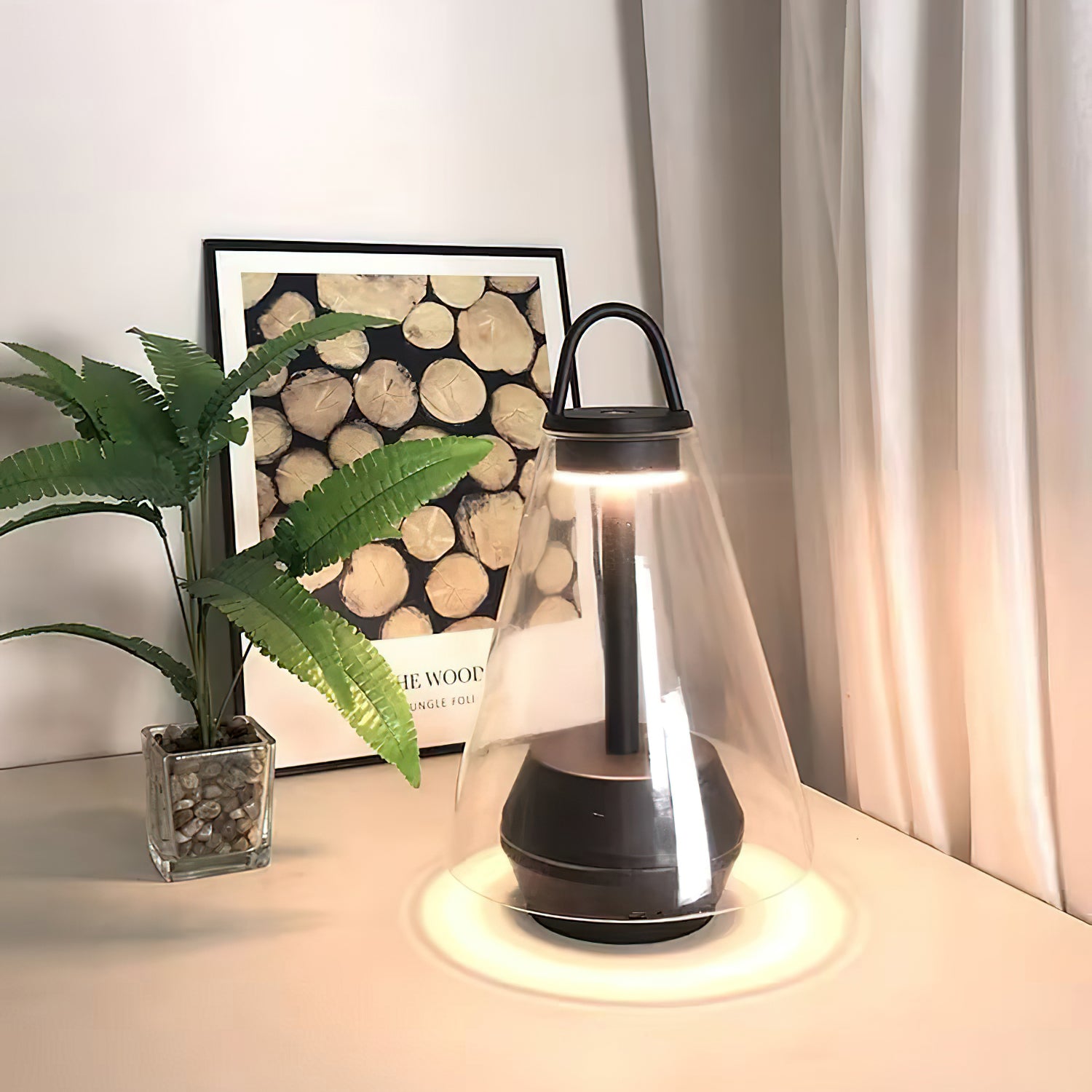 シャトル内蔵バッテリーテーブルランプ