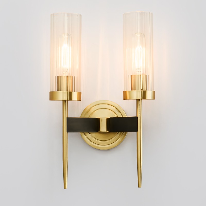 ガラス燭台壁取り付け用燭台