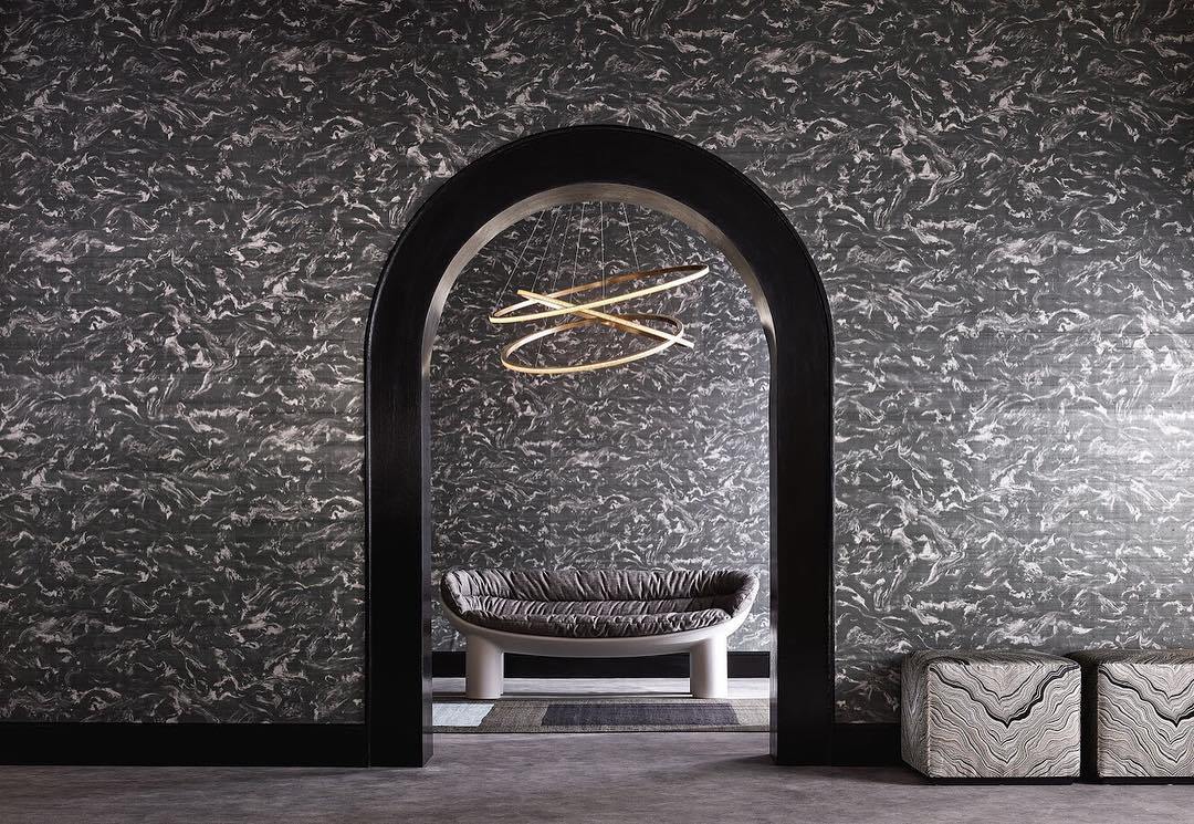 ロホヤのゴールドシャンデリア