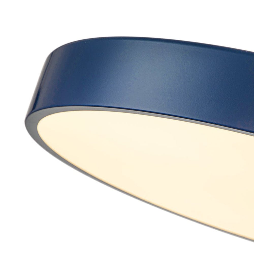 シンプルなブルーの寝室用LEDシーリングライト