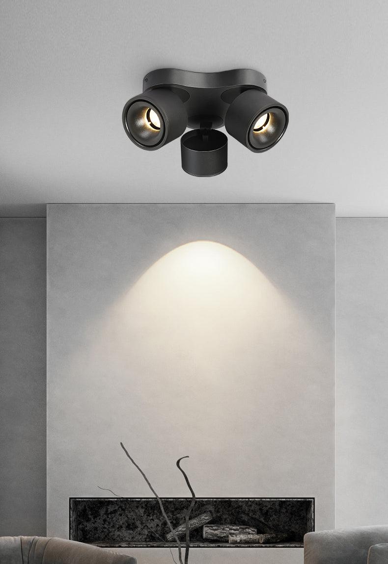 回転折りたたみ三頭スポットライト