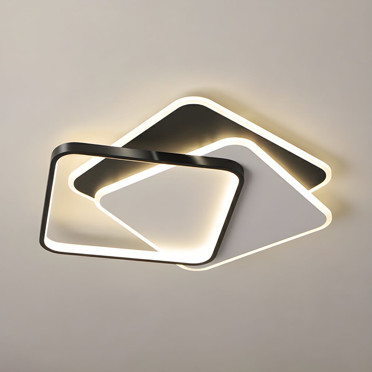 リビングルーム用工業用アイアンブラックフラッシュLEDシーリングライト