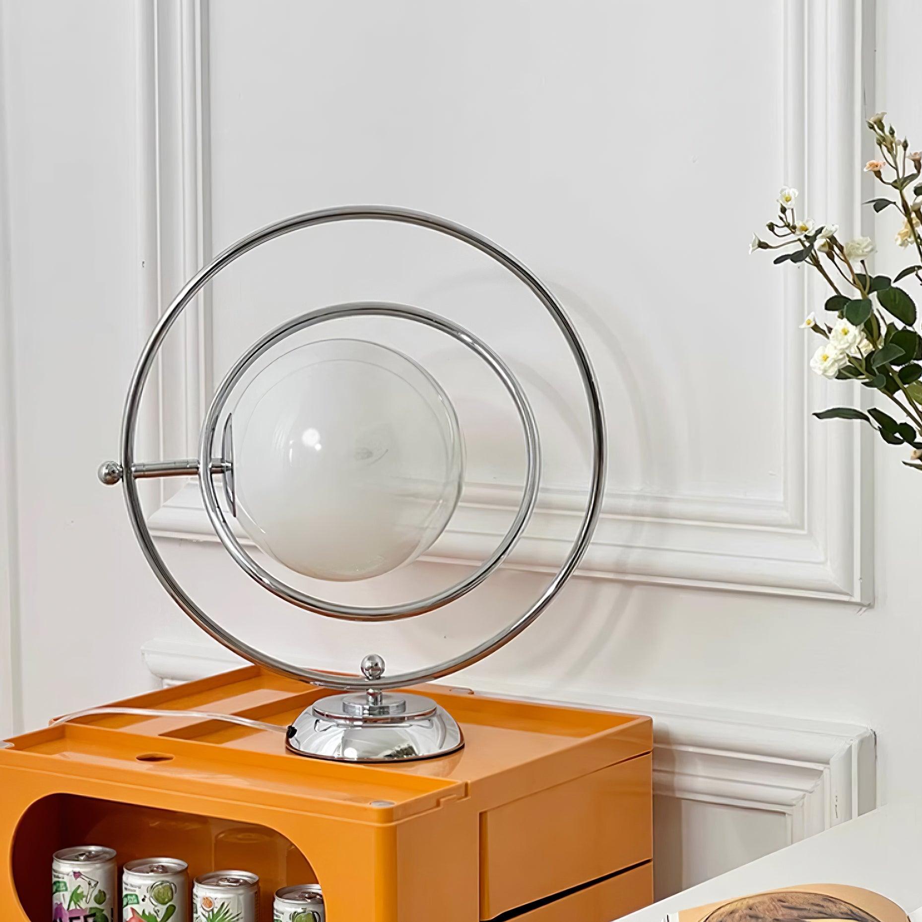 回転する惑星テーブルランプ