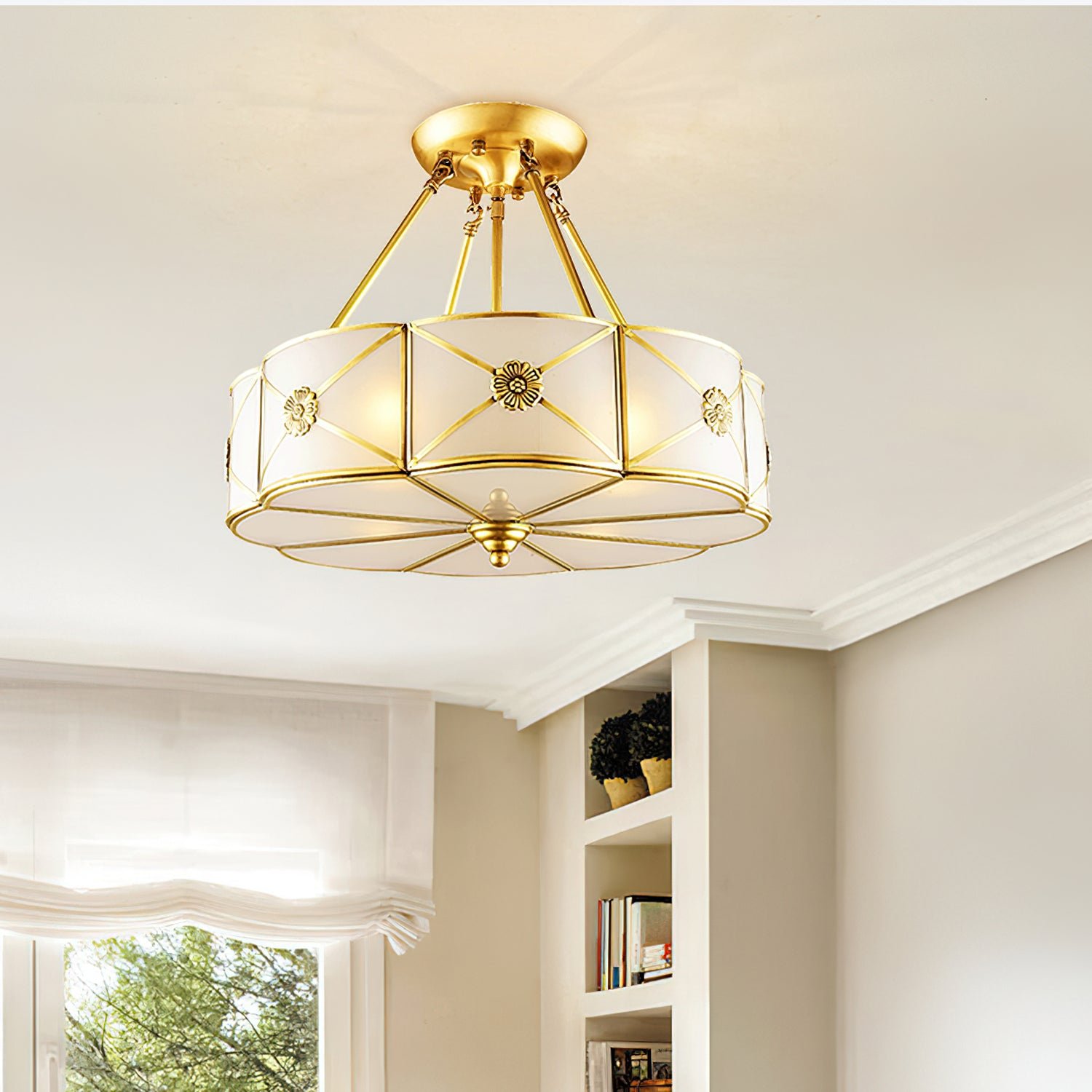 Lumalin Glass Ceiling Light