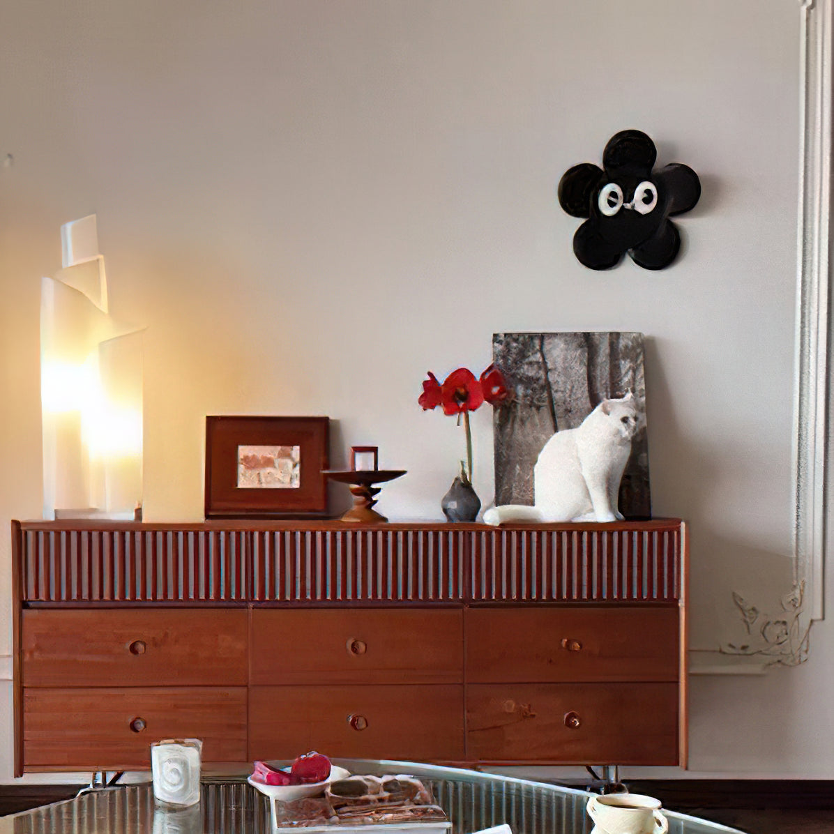 フローアークメラテーブルランプ