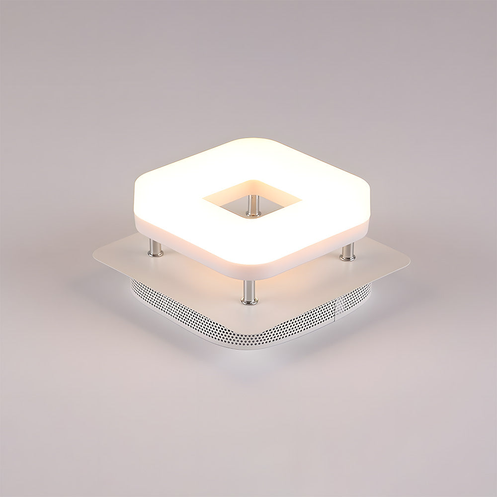 モダンなスクエアアクリルLED廊下天井ライト