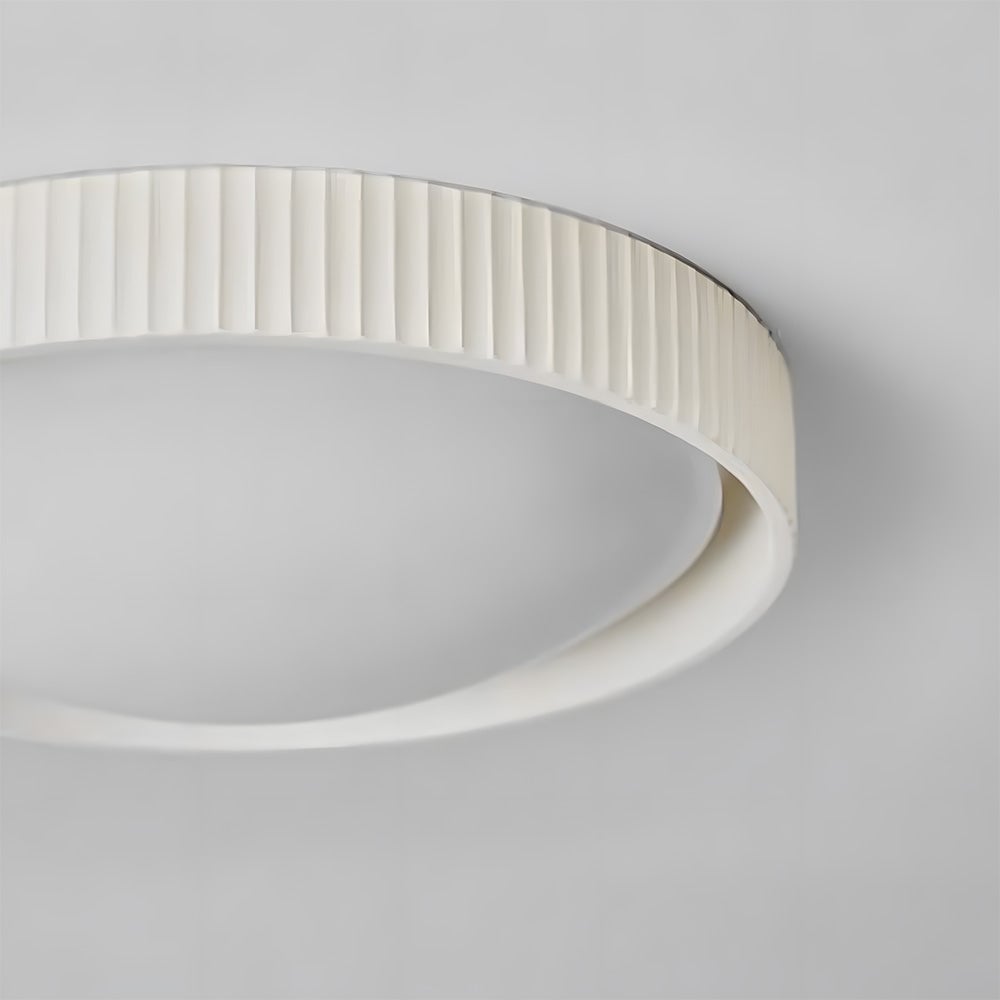 北欧風ラウンド樹脂リビングルームシーリングライト